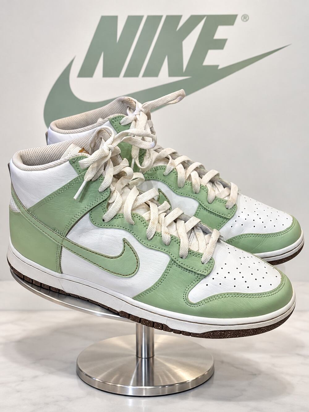 Nike Dunk High SE Inspected By Swoosh Honeydew Men’s 12 EU 46 DQ7680-300